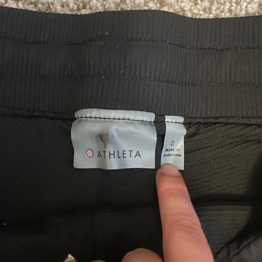 Athleta Trekki Cargo Skort Black Size‎ 2